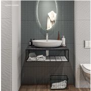 Тумба открытая Sync 80 Black/white, лофт