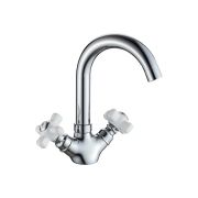 G012310 Смеситель для кухни с высоким поворотным изливом серия Vigo ТМ Gota Rocio